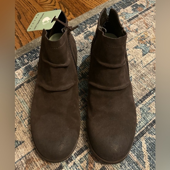 NEW Salvia | Carly Hydra‎ Suede Cafe Brown Sz 42/11 - Picture 2 of 10